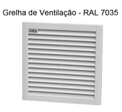 grelha de ventilação para painel